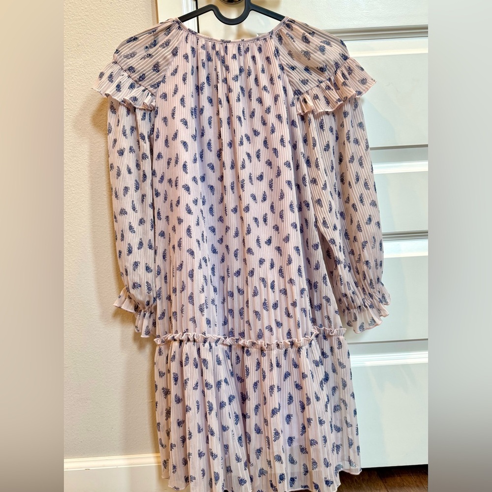 Zara Kids Floral Dress in Lavender and Navy